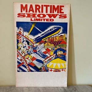 Vintage Maritime Carnival Poster